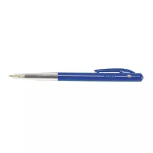 Кнопочный шариковый ручка BIC M10 clic — синий стержень, средний наконечник, упаковка 50 шт.
