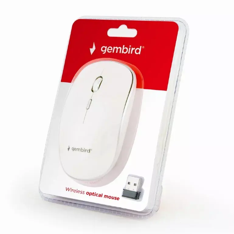 GEMBIRD MUSW-4B-01-W беспроводная мышь Photo 3