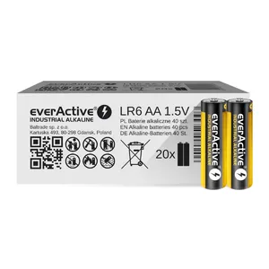 Single-use alkaline battery everActive EVLR6S2IK AA 1.5 V — pack of 40