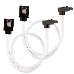 Corsair CC-8900279 SATA III kabelis Male/Male Melns, Balts