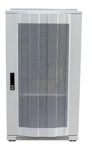 Freestanding rack ALLNET 113998, 22U, 500 kg capacity, key lock, IP20, grey