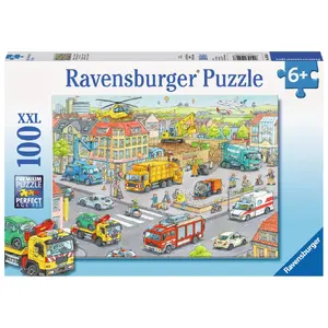 Пазл Ravensburger 100 деталей, Транспорт, для детей от 6 лет, размер 231×37 мм