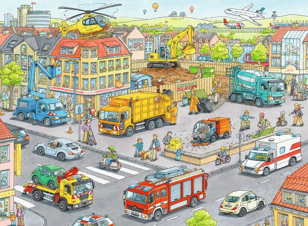 Ravensburger 100 gab. puzle Transportlīdzekļi 105588 Photo 2