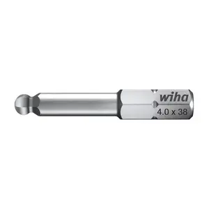 Screwdriver bit Wiha 7017 Z, steel, DIN 3126/ISO 1173, length 38 mm, 1 pc
