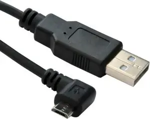 Microconnect USBABMICRO3ANG USB kabelis USB 2.0 3 m Micro-USB B uz USB A melns