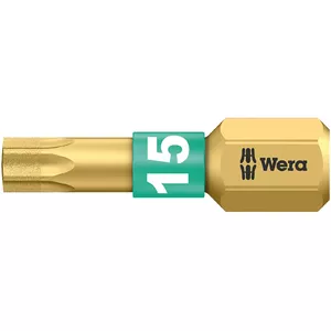 Torx bit Wera T20, 6.3 mm 1/4" hex, DIN 3126-C