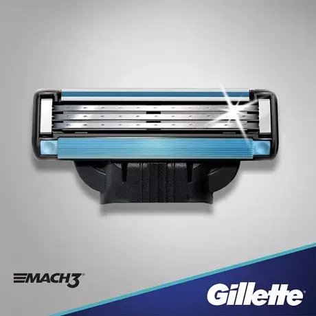 Gillette Mach 3 asmeņi uzpilde 8 gab. Photo 2