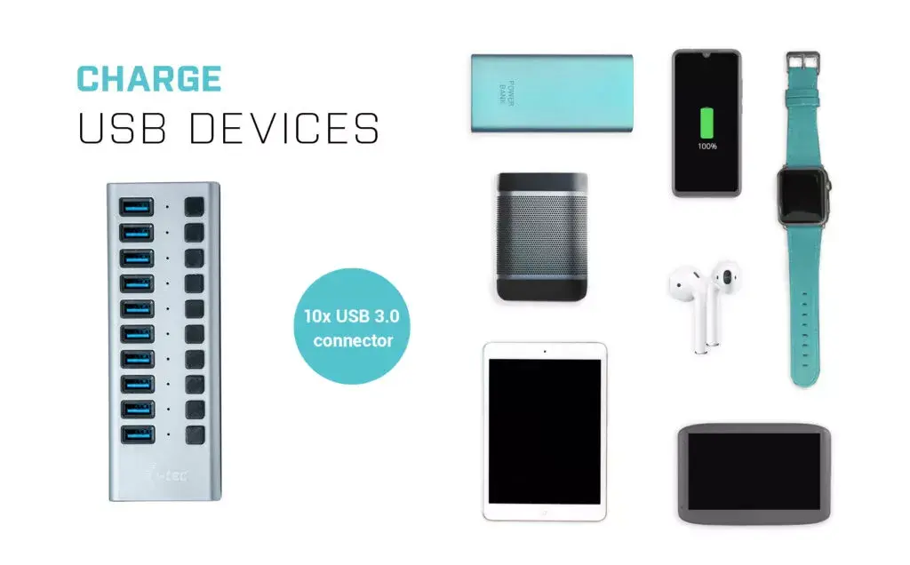 USB Зарядный HUB i-tec U3CHARGEHUB10 Photo 6