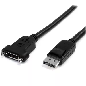 Panel Mount DisplayPort Cable StarTech DPPNLFM3PW