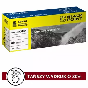 Тонер BLACKPOINT LCBPLCS417Y желтый 4000 стр. для Lexmark CS417dn CX417de