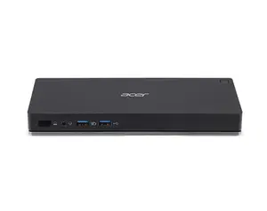Док-станция для ноутбука Acer NP.DCK11.01N с гигабитным Ethernet, USB Type-C, аудиоразъемом 3.5 мм и питанием от сети, черная