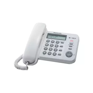 Panasonic KX-TS560 DECT telefons Zvanītāja ID Balts