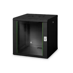 Sienas montāžas skapītis Digitus DN-19 12U-6/6-SW