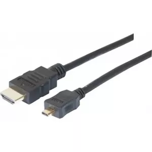 HDMI кабель Tecline 128495 2м HDMI Type A на Type D Micro черный