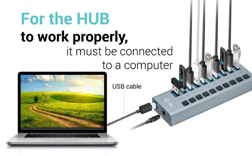USB uzlādes HUB U3CHARGEHUB10 Photo 10