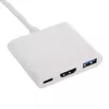 Akyga AK-AD-57 USB-хаб (USB 2.0 Type-C, HDMI) Photo 2