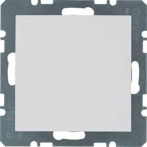 Socket safety cover berker 10091909 — white plastic protective cap for electrical outlets