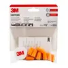 3M 1100C4 reusable ear plug, orange, pack of 4 Photo 3