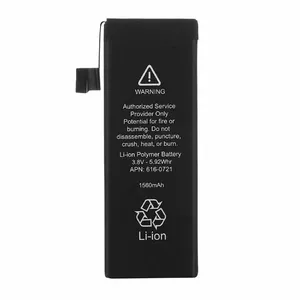 Replacement battery 2-Power for Apple iPhone 5S 3.8V 1560mAh MBI0169AW