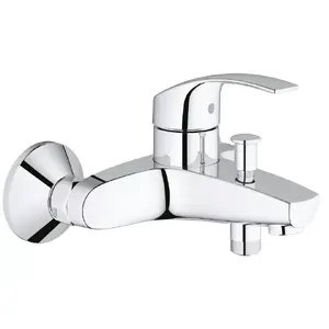Смеситель для ванны и душа GROHE Eurosmart хром — рычажное управление потоком воды