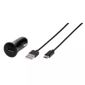 Car Charger Vivanco CARCHARGERVVUSBC3A Smartphone Black