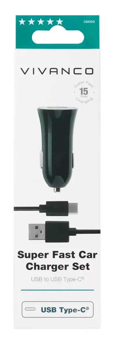 Car Charger Vivanco CARCHARGERVVUSBC3A Photo 4