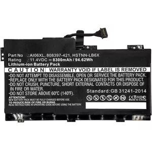 Akumulators CoreParts MBXHP-BA0074 HP ZBook 17 G3