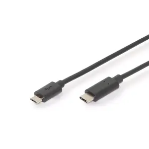 Digitus USB Type-C connection cable Type-C to micro B USB 2.0 1.8m