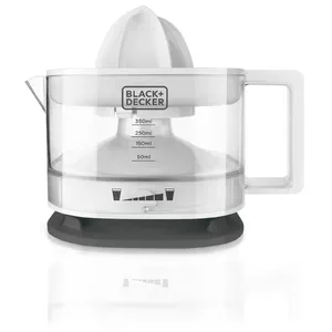 Black & Decker BXCJ25E Centrifugal juicer 25 W Grey, Transparent, White