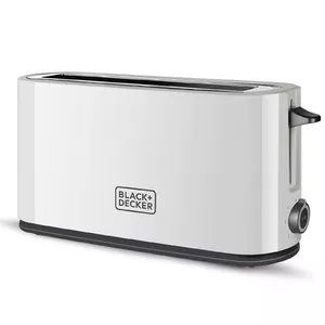 Toaster Black & Decker BXTO1001E 1-slice 1000 W White, 7 browning levels, long slot