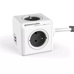 Allocacoc PowerCube Extended USB E(FR), 3m pagarinātājs 4 Maiņstrāvas izvade (-s)