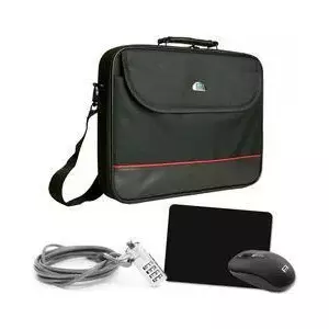 Сумка для ноутбука PEDEA Starter Kit 17,3" чёрная — чехол для переноски