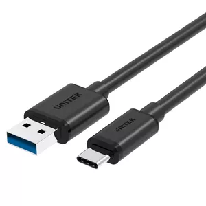 USB cable Unitek Y-C474BK — USB A to USB C, USB 3.2 Gen 1 (5 Gbit/s), 1 m, black