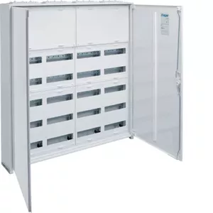 Hager FWB74N Tērauda elektriskā sadales skapja piederums virsapmetuma sadales skapis IP44 240PLE 4x7 rindas