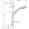 Смеситель для душа Hansgrohe Croma 100 Photo 3