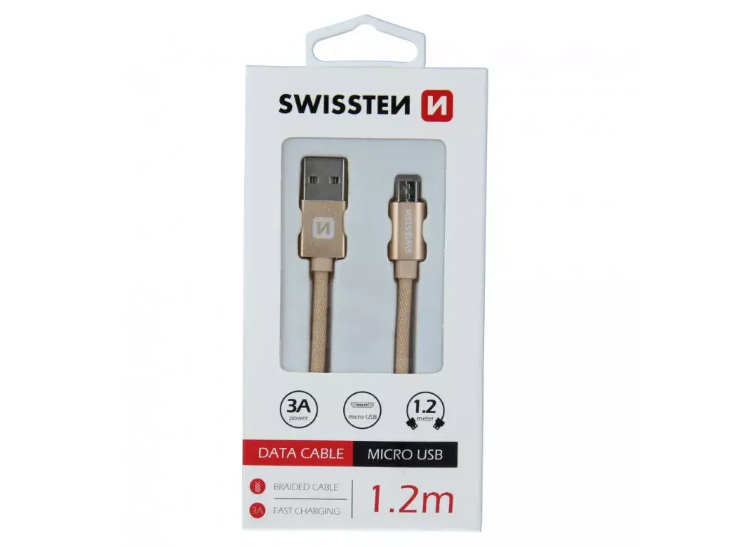 Кабель USB SWISSTEN 71521204 USB A–Micro-USB B 1.2 м Photo 2