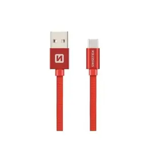 USB кабель Swissten 71521106 0.2 м USB A USB C Красный