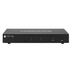 Techly IDATA-DP-KVM2 KVM switch Black