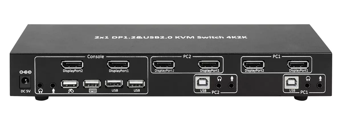 KVM slēdzis Techly IDATA-DP-KVM2 Photo 2
