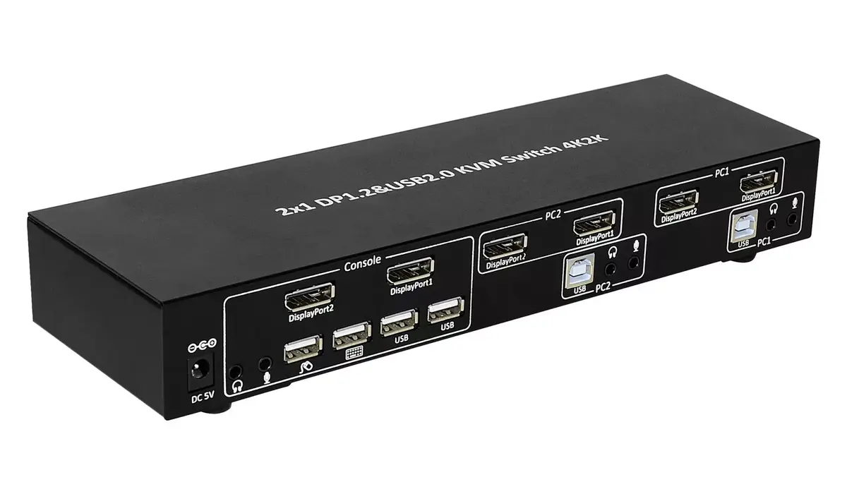 KVM slēdzis Techly IDATA-DP-KVM2 Photo 4