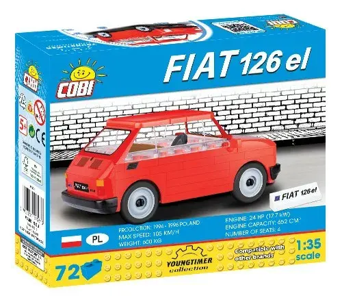 Cobi toy set Youngtimer Fiat 126p el 24531 Photo 2