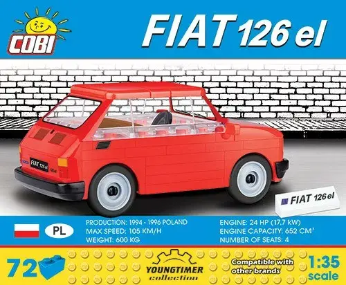 Cobi toy set Youngtimer Fiat 126p el 24531 Photo 3