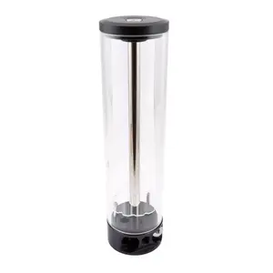 Tube accessory for computer cooling Aqua-Computer 34070, black/transparent, 1/4" thread, 80×80×290 mm