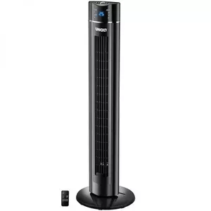 Unold 86855 Tower Fan, 60W, 3 Speeds, Floor Standing, Black