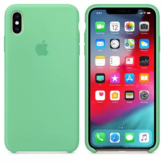 Silikona maciņš Apple iPhone XS Max - Spearmint Photo 2