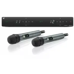 Беспроводная микрофонная система Sennheiser XSW 1-825 DUAL-A — два ручных передатчика, UHF, до 100 м