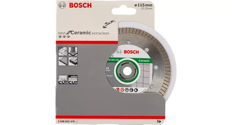Dimanta griezējdiskus Bosch Best for Ceramic Extra Clean Turbo Photo 2