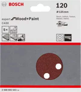 Slīpēšanas diski Bosch C430 Expert koksnei un krāsai Photo 2