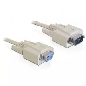 Serial Cable DeLOCK RS-232 3m Beige SUB-D 9