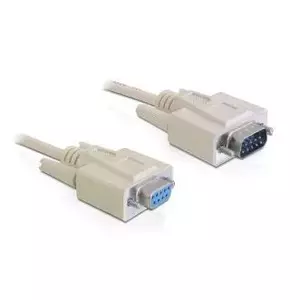 Serial Cable DeLOCK RS-232 10m DB-9 Beige